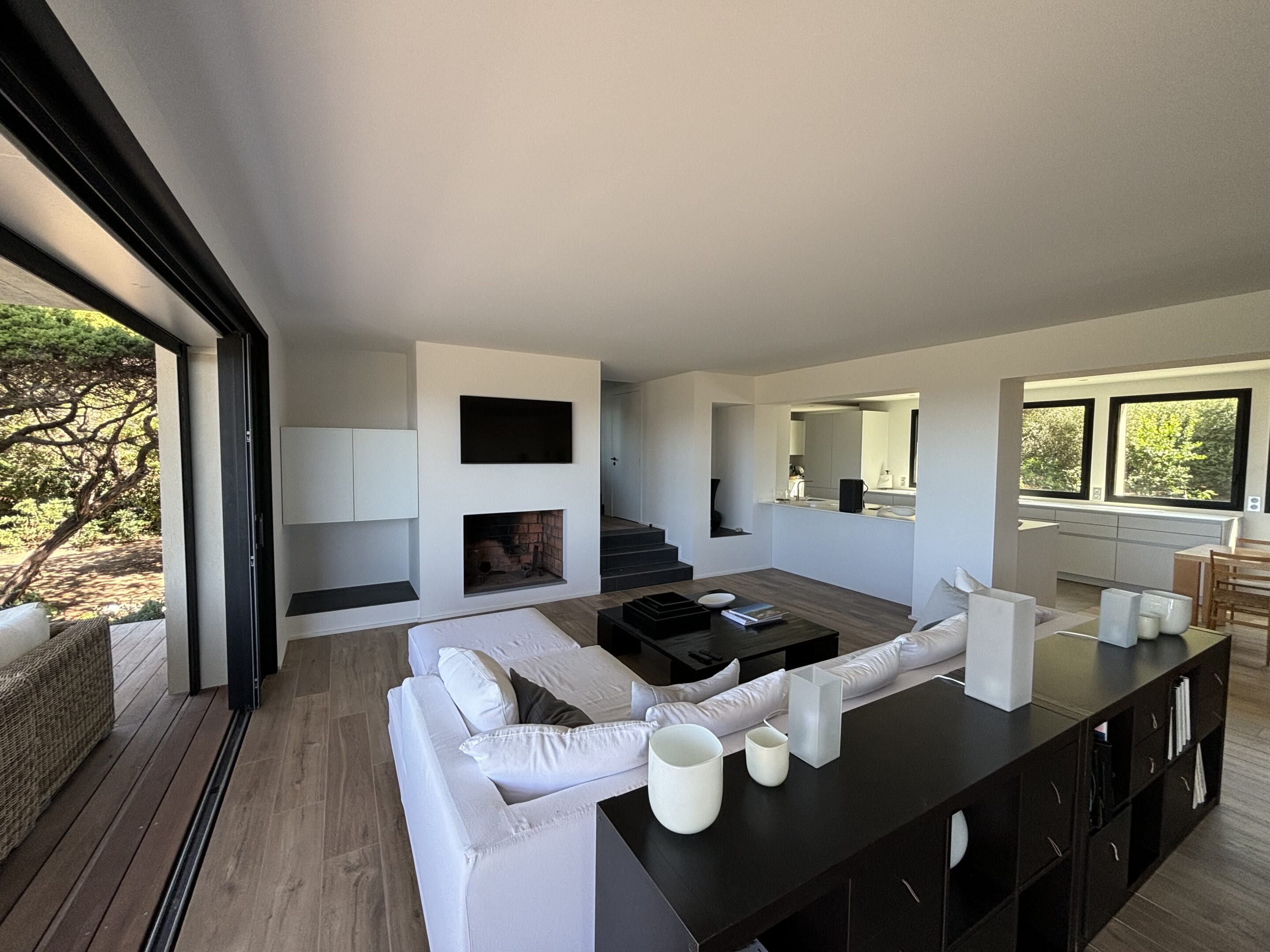 Vue 3D depuis la pergola.